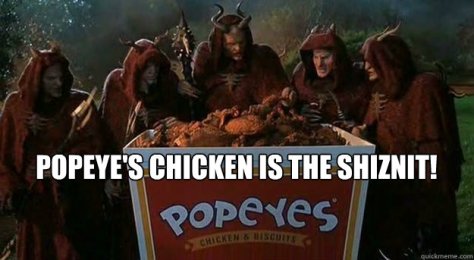 popeyes chicken is the sniznit